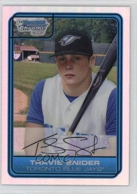 2006 Bowman Draft Chrome Draft Picks Refractor Travis Snider #DP7 - Image 1 of 2
