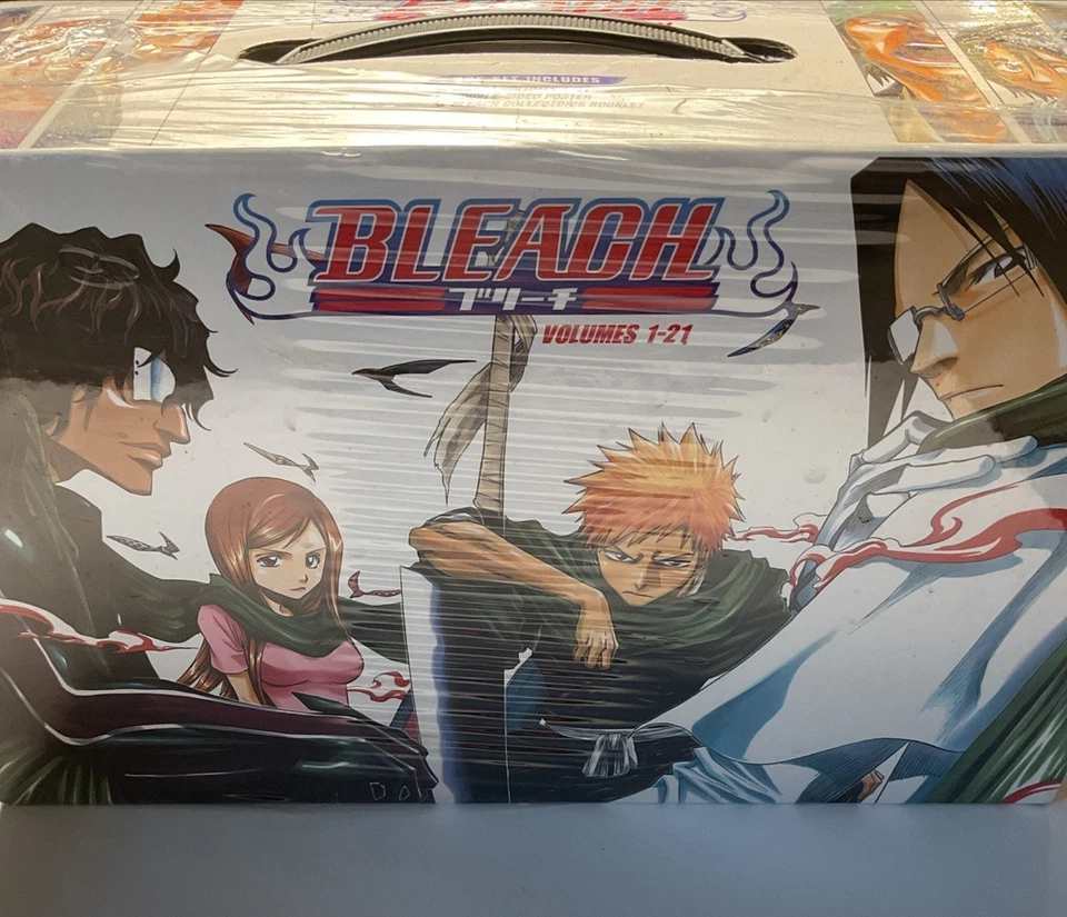 Bleach Box Set 1: Volumes 1-21 with Premium by Tite Kubo (English) Paperback