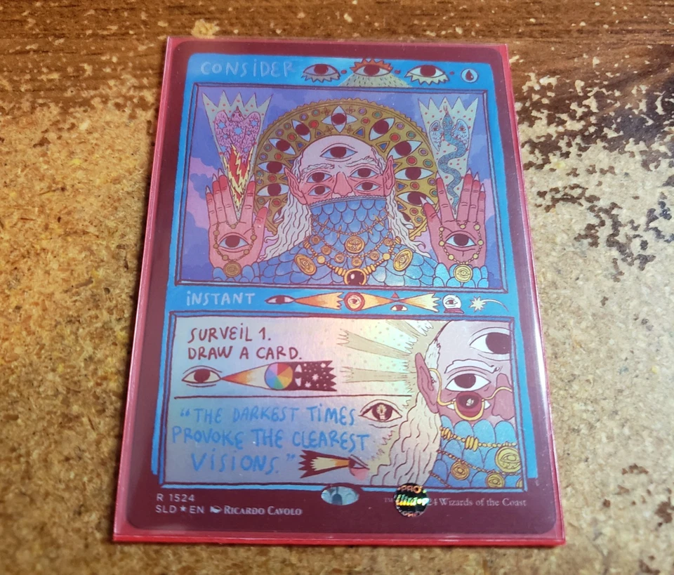 Consider Secret Lair FOIL - Magic MTG - Burning Revelations - NM Near Mint - Image 1 of 1