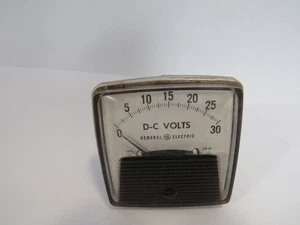 General Electric 50-152011NLNL Panel Meter DC Volts 0-30 USED - Picture 1 of 2