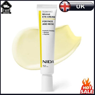 New NIDA Revive Eye Cream For Face And Neck | Probiotic Solution 40ml