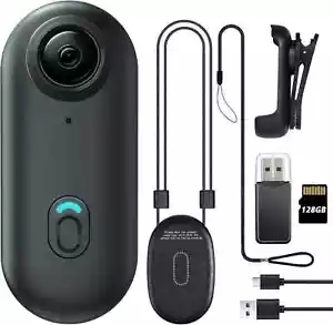 128GB FHD 1080P Mini Body Camera, Wearable Action Body Cam, Thumb Size Hands - Picture 1 of 6