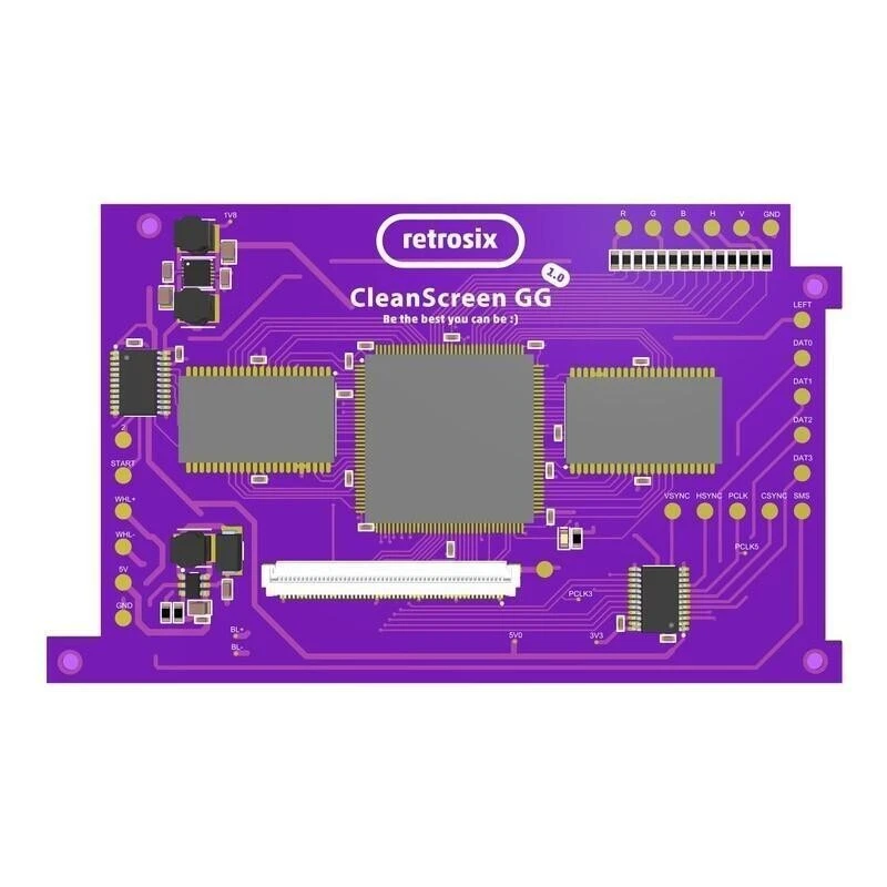 SEGA Game Gear SGG CleanScreen RetroSix New Improved Display PCB Board Component - Image 1 of 1