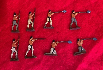 Vintage Lead Toy Soldiers Flats Heinrichsen Kieler Potsdamer ak-21 - Image 1 of 3