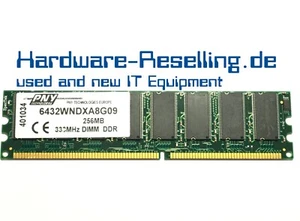 PNY 6432WNDXA8G09 256MB PC-2700S DDR 333MHz Arbeitsspeicher RAM - Bild 1 von 1
