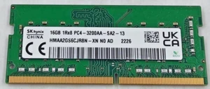 16GB Various Makes/Models PC4-25600 DDR4-3200 Laptop RAM Memory - Photo 1/1