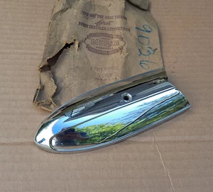 1941 DeSoto S8 Deluxe Custom NOS MoPar Right Left Fender T/S LAMP END COVER - Picture 1 of 4