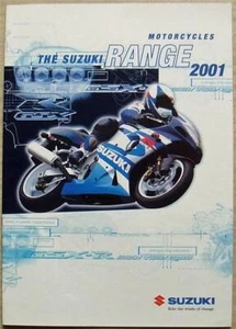 SUZUKI MOTOCYCLES RANGE Sales Brochure Feb 2001 #MB01RANGE-BROCH - Picture 1 of 4