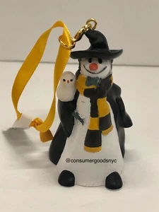 Universal Studios Zauberer Harry Potter Schneemann Hufflepuff Weihnachtsschmuck - Bild 1 von 2