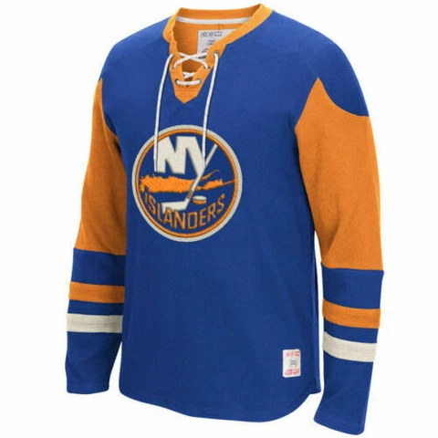 CCM NEW YORK ISLANDERS LONG SLEEVE JERSEY PULLOVER SWEATER                   A23 Cover