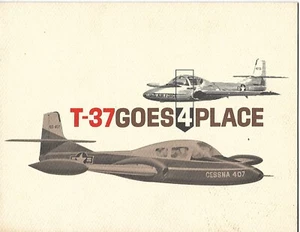 Aircraft Brochure - Cessna - 407 - Derivative of T-37 Jet Trainer c1959 (B778) - Picture 1 of 1