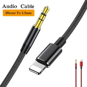 IPhone to 3.5mm Jack AUX Audio Cable Headphones Adapter For iPhone 14 13 12 11 X