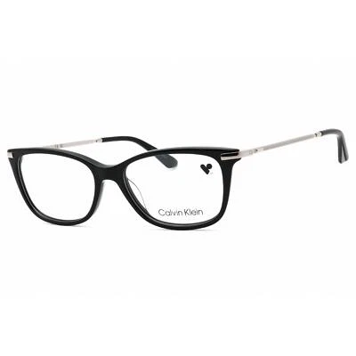 Calvin Klein Women's Eyeglasses Black Cat Eye Full Rim Plastic Frame CK22501 001 - Image 1 of 2