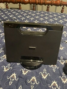 Sony Personal Audio System RDP - M7iPN With Iphone Dock/charger With Remote - Picture 1 of 5