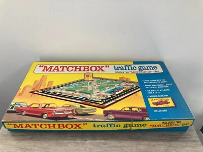 Vintage Matchbox Traffic Board Card Game No Cars Fred Bronner FB 5 Retro Toy 68 - Image 1 of 4