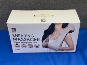 Neck and Shoulder Massager Shiatsu Deep Kneading for Pain Relief Deep Tissue - Picture 1 of 3