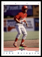 1992 CLASSIC BEST JOHN BYINGTON EL PASO DIABLOS #336