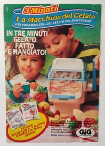 Pubblicita' Advertising Werbung Originale Vintage Macchina Gelato Gig 1992(T1) - Imagen 1 de 1