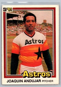 1981 Donruss Joaquin Andujar Houston Astros #381 - Picture 1 of 2