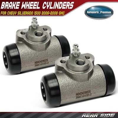 Rear Left & Right Side Drum Brake Wheel Cylinder for Chevy Silverado 1500 HD GMC - Image 1 of 4
