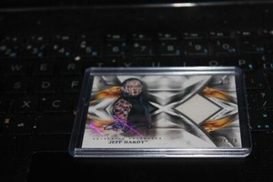 2019 Topps WWE Undisputed Jeff Hardy Autograph Shirt Card /120