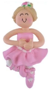 Personalized BALLERINA Christmas Tree Ornament - Picture 1 of 1