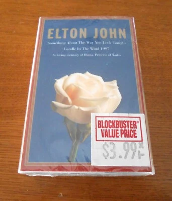 Elton John 1997 Candle In The Wind Cassette Single Princess Diana Memorial Fund - Image 1 of 2