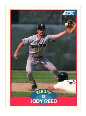 1989 Score #486 Jody Reed Boston Red Sox - Image 1 of 2