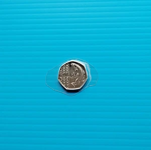50p Coin. KING CHARLES III ATLANTIC SALMON 2023 FIFTY PENCE COIN BUNC Privy Mark - Picture 1 of 2