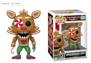 Five Nights At Freddy's Holiday Foxy 938 FNAF Funko Pop Vinyl EXPERT PACKAGING - Imagen 1 de 1
