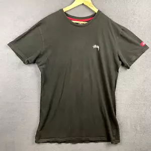 Stussy T shirt Mens Size XL Black Long Fit Crew Neck Short Sleeve Street Wear - Picture 1 of 9