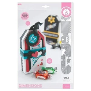 Tonic Studios Dimensions Stanzschablone 45tlg. - Luggage Tag Geschenkbox - Bild 1 von 10