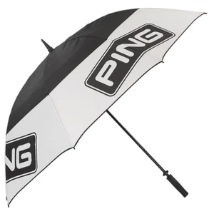 Ping Tour 68" Double Canopy Golf Umbrella Black/White NEW! - Picture 1 of 1