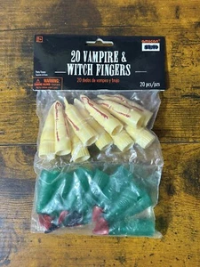 Witch and Vampire Fingers 20 Fingers New Halloween Prop Accessories - Picture 1 of 2