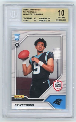 2023 Instant NFL RPS First Look /2812 Bryce Young #41 BGS 10 PRISTINE Rookie RC - Image 1 of 2
