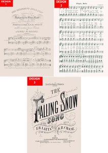 Christmas Songs, Jingle, Bells - Canvas - Framed or  Poster Available V212 - Picture 1 of 10