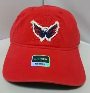 Reebok Washington Capitals Red Color Women's Adjustable Hat - Picture 1 of 3