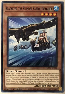 Yugioh Lightning Overdrive LIOV-EN018 Blackeyes, the Plunder Patroll Seaguide - Picture 1 of 1