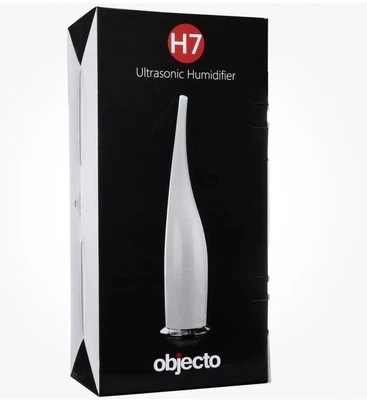 Elegant Objecto H7 Ultrasonic Humidifier with Essential Oil Insert, White - Image 1 of 4