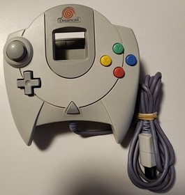 SEGA Dreamcast White Wired Controller with Memory Card Slot