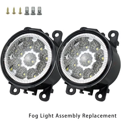 For LINCOLN NAVIGATOR 2007-2014 Pair Front Bumper Clear Len LED Fog Light Bulbs - Image 1 of 4