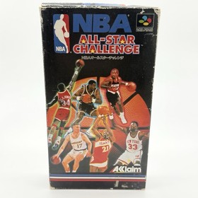 NBA All-Star Challenge Super Famicom SFC- RARE JP JAPAN Version -  CIB Complete