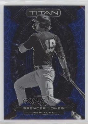 2023 Panini Chronicles Titan Blue Velocity Prizm /99 Spencer Jones #9 - Image 1 of 2