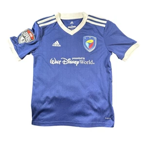 Camiseta IdeaSport Soccer Academy Juvenil Mediana Azul Adidas ESPN Walt Disney World - Imagen 1 de 8