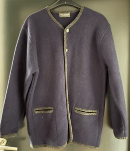 Herren Trachten Janker/Jacke Blau, Grau ca. Gr. 44-46 v. Phil Petter - Picture 1 of 7