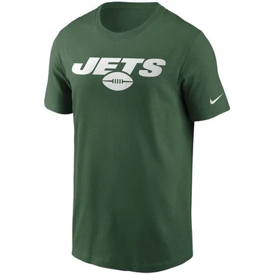 Camiseta para hombre New York Jets Nike Green Team Wordmark - ¡Nueva con etiquetas! Foto 1 de 3