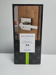 Baldwin Prestige Series Spyglass Lever Satin Nickel Hall & Closet - Picture 1 of 5