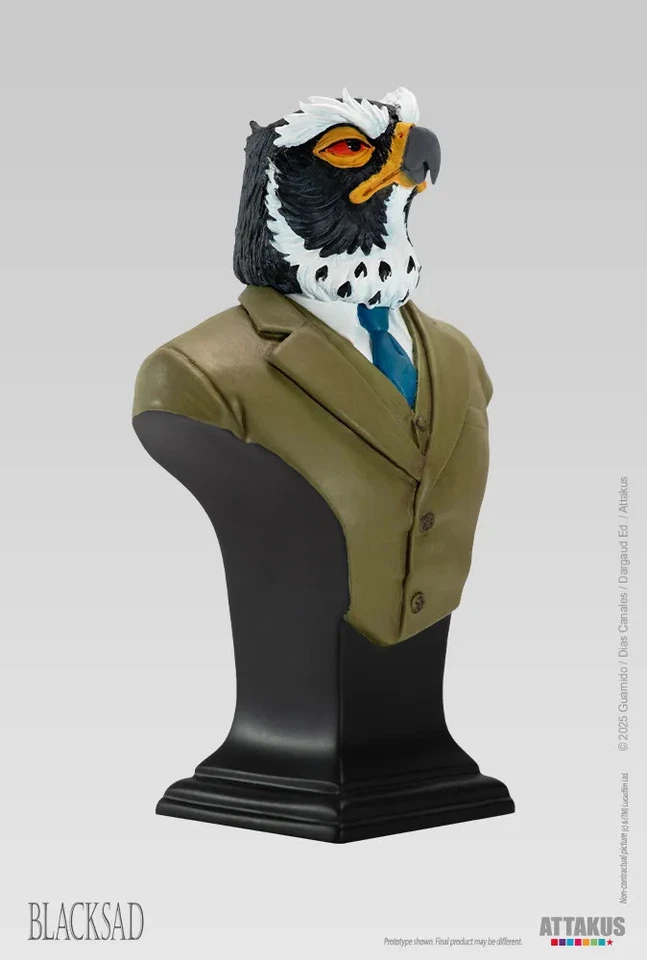 Busto Lewis Solomon - Blacksad - Hecho en Francia por ATTAKUS - Imagen 1 de 4