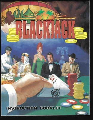 MANUAL ONLY Blackjack (Nintendo Entertainment System, 1992) Authentic. - Image 1 of 3