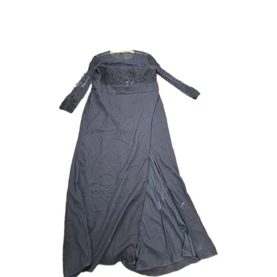 Women's MacDuggal Evening Gown Midnight Blue Sz 20 - Image 1 of 4